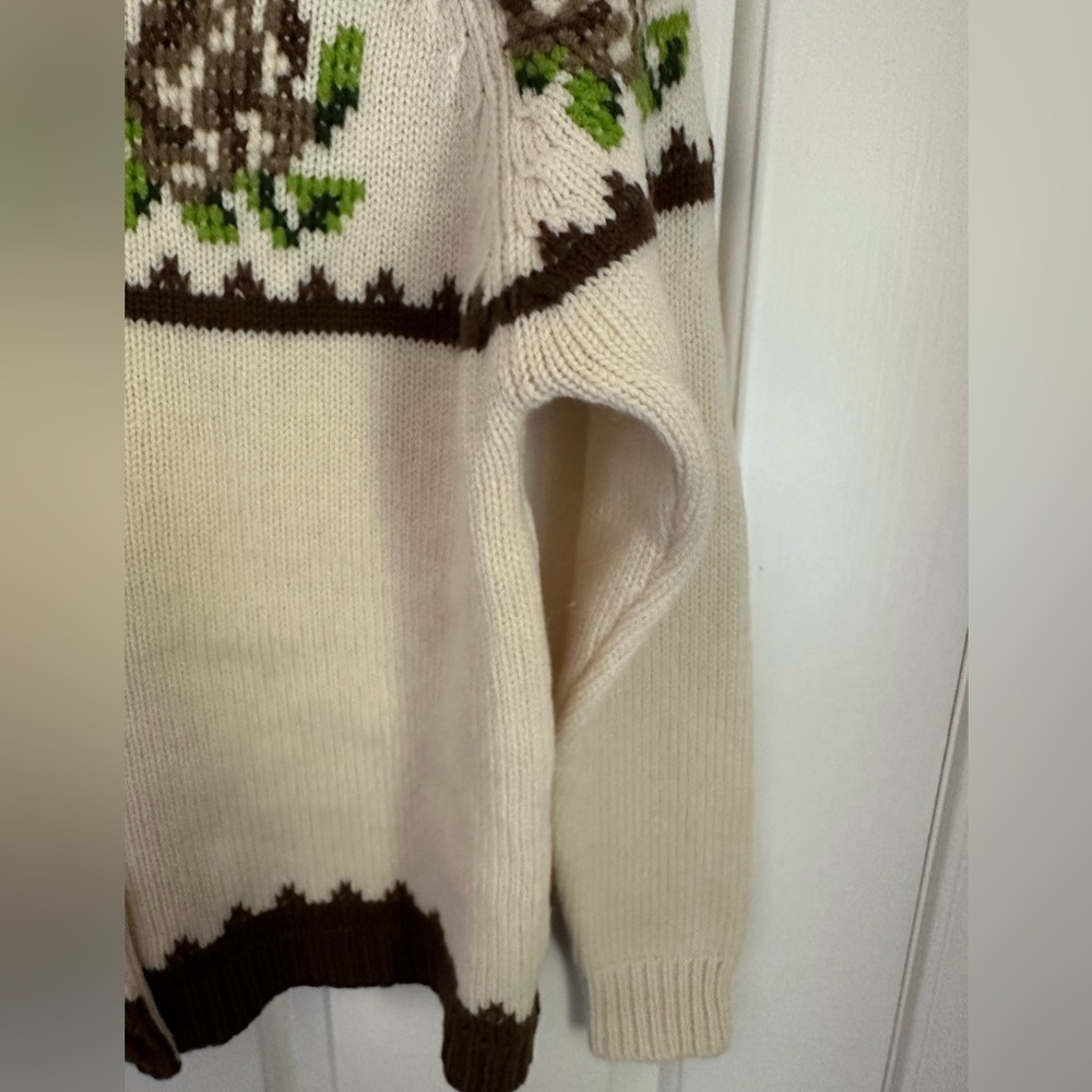 Vintage White Stag Floral Cardigan - Picture 7 of 14